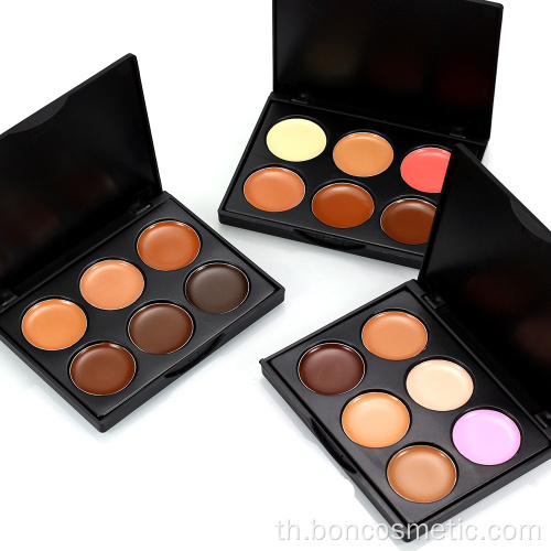 OEM ที่กำหนดเองคอนซีลเลอร์บรัชออนครีมมูลนิธิ palette